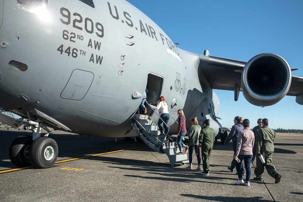 Team McChord spouses participate in annual spouses flight