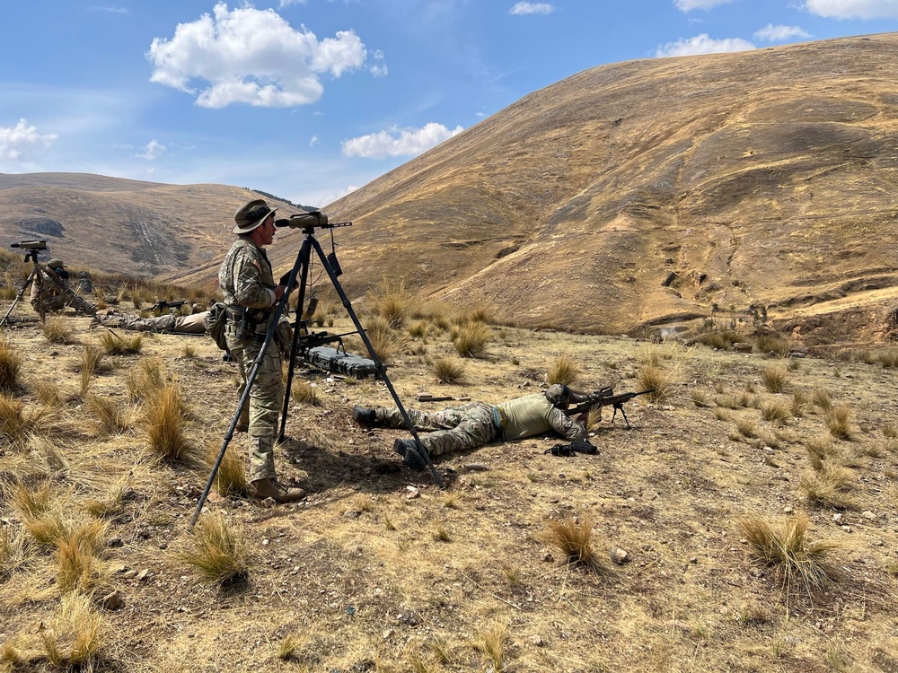 7th SFG trains high-altitude Sniper Training