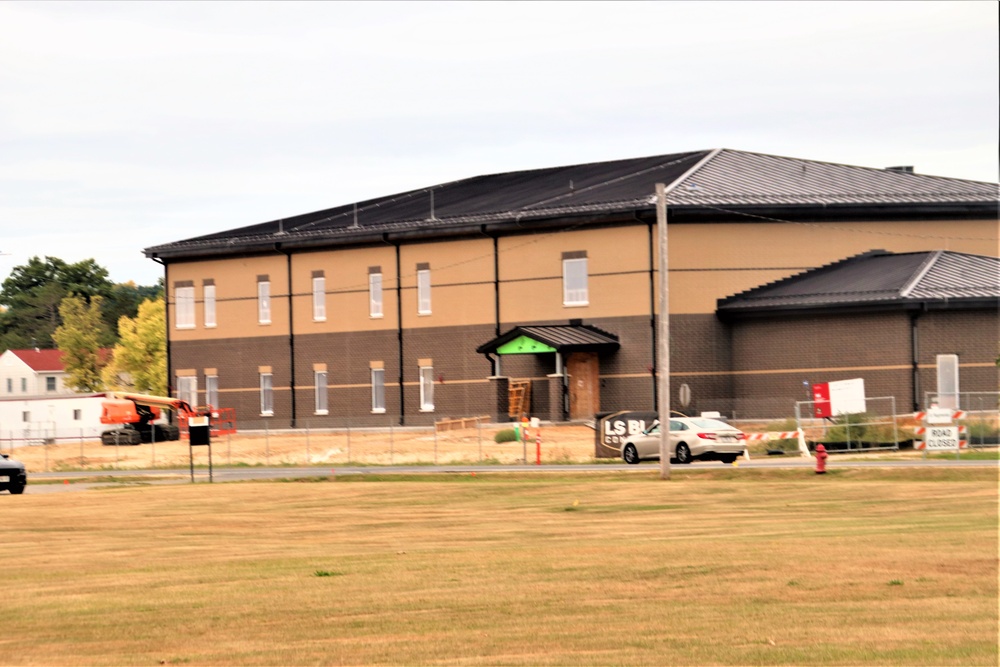 September 2023 construction operations of $11.96 million transient training brigade headquarters at Fort McCoy