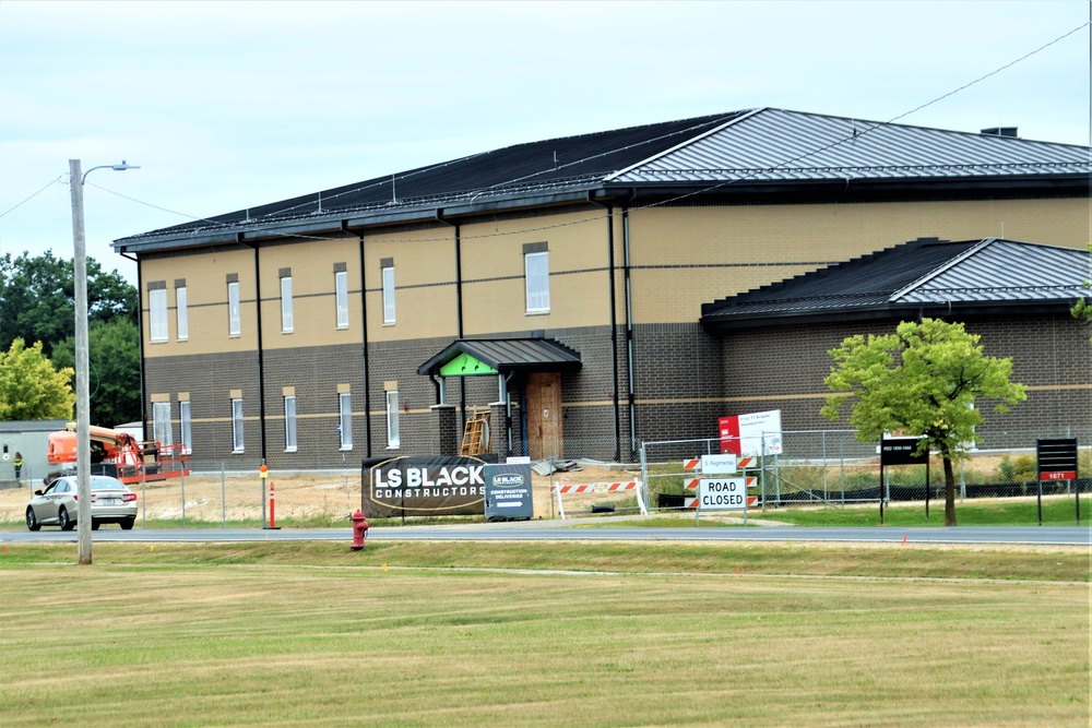 September 2023 construction operations of $11.96 million transient training brigade headquarters at Fort McCoy