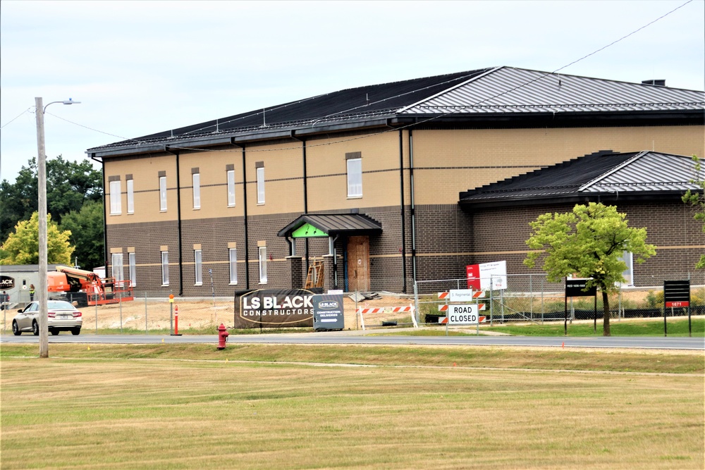 September 2023 construction operations of $11.96 million transient training brigade headquarters at Fort McCoy