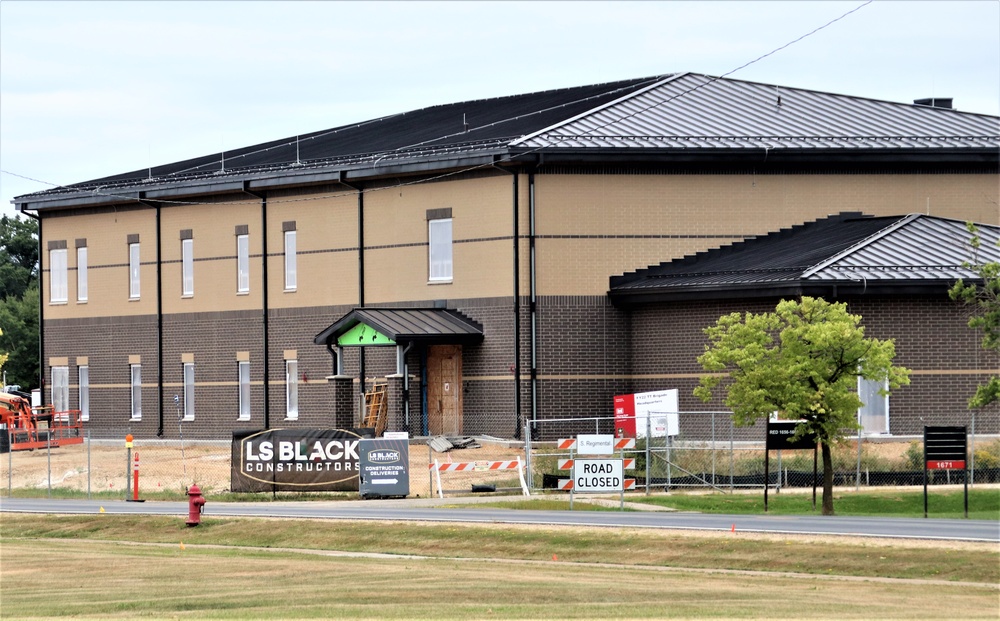 September 2023 construction operations of $11.96 million transient training brigade headquarters at Fort McCoy