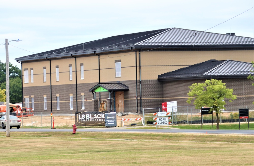 September 2023 construction operations of $11.96 million transient training brigade headquarters at Fort McCoy