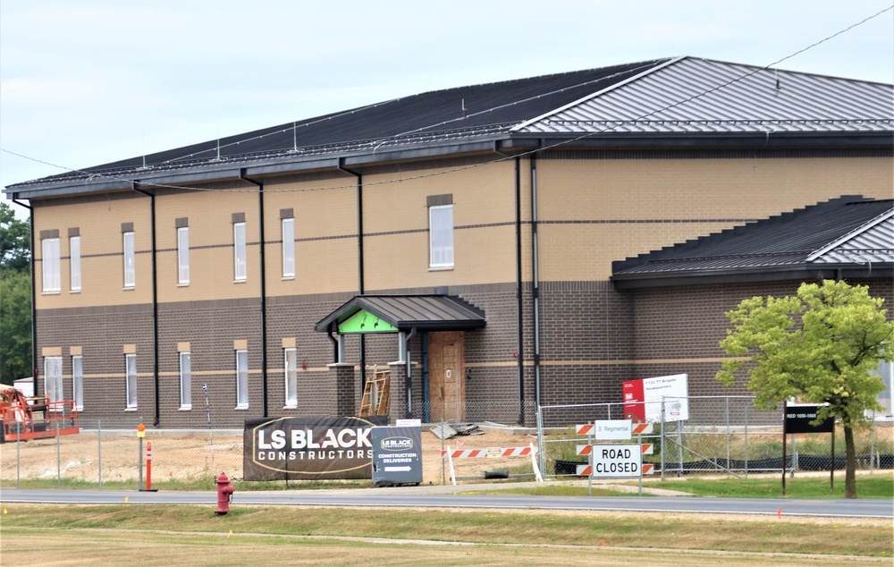 September 2023 construction operations of $11.96 million transient training brigade headquarters at Fort McCoy