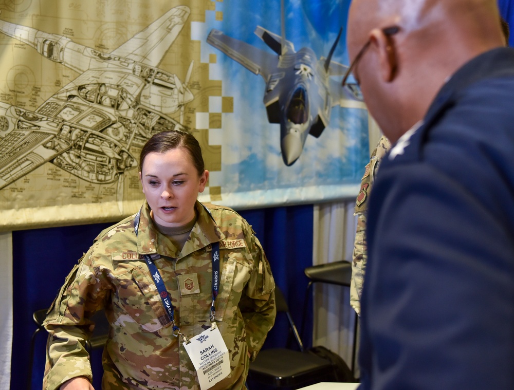 CSAF visits AFWERX Spark Street at Air, Space and Cyber Conference