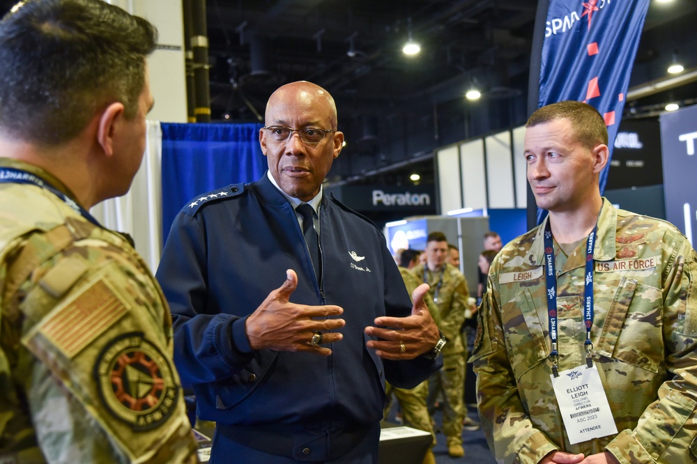 CSAF visits AFWERX Spark Street at Air, Space and Cyber Conference