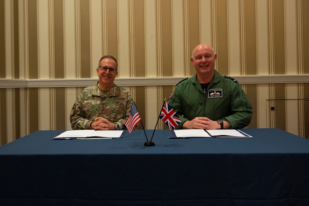 USAF, RAF leaders sign Combined Vision Statement on Agile Combat Employment