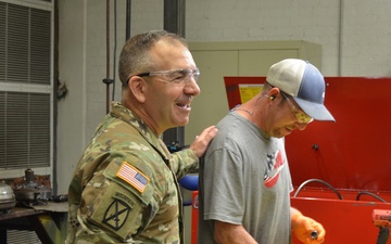 TACOM commanding general visits Red River, talks readiness and modernization