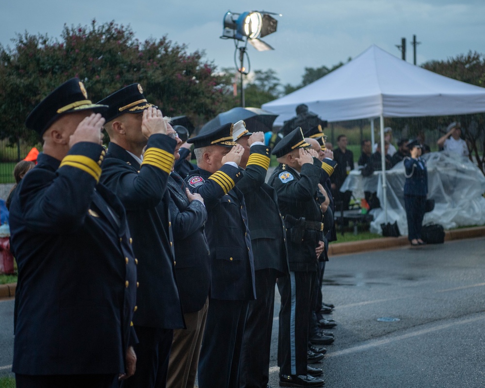 9/11 Flag Unfurling at the Pentagon