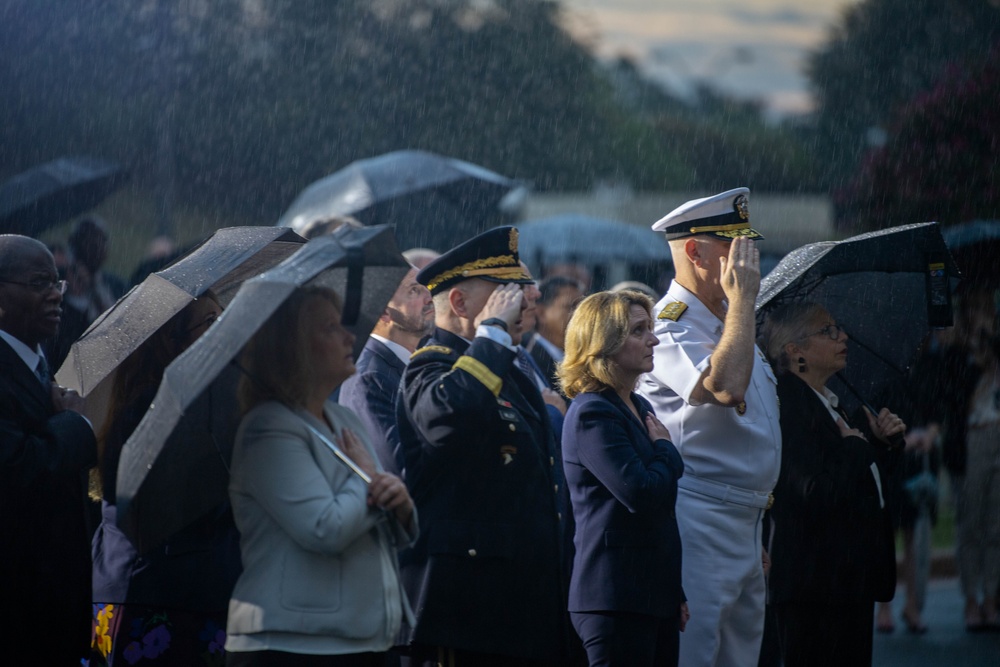 9/11 Flag Unfurling at the Pentagon