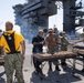 USS Abraham Lincoln hosts a steel beach picnic