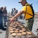 USS Abraham Lincoln hosts a steel beach picnic