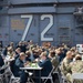 USS Abraham Lincoln hosts a steel beach picnic