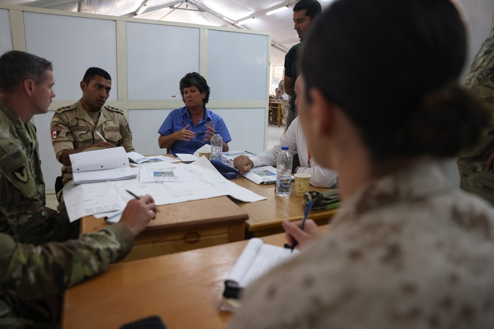 Bright Star 23: Partner nation service members participate in CJTF command post exercise