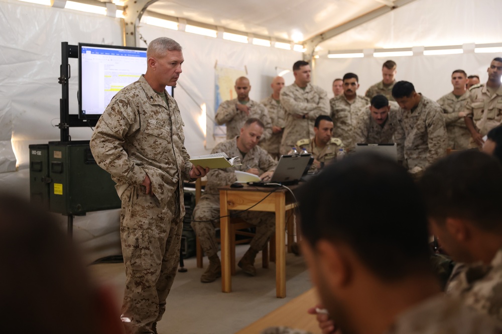 Bright Star 23: Partner nation service members participate in CJTF command post exercise