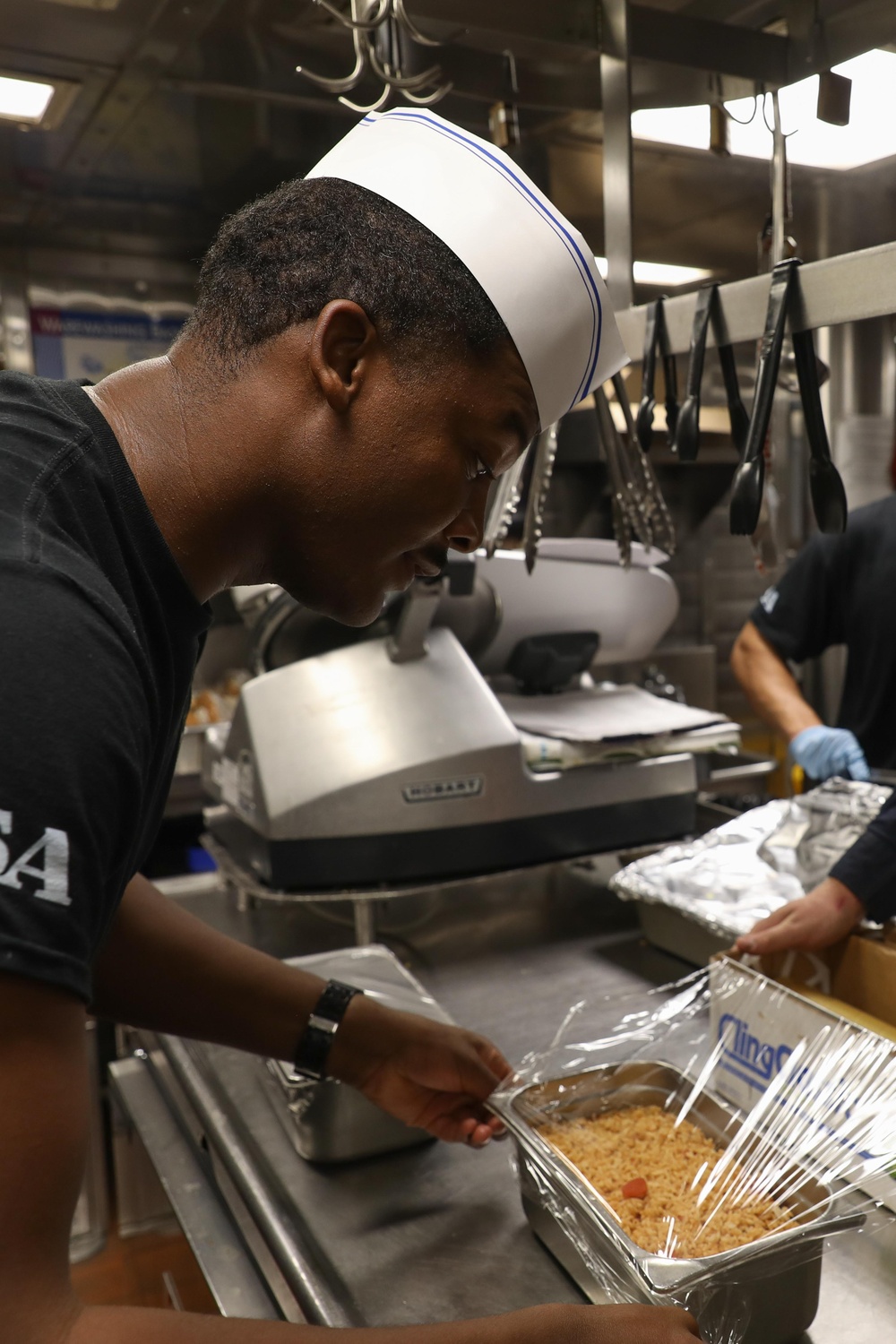 Ramage Sailors Prepare Food