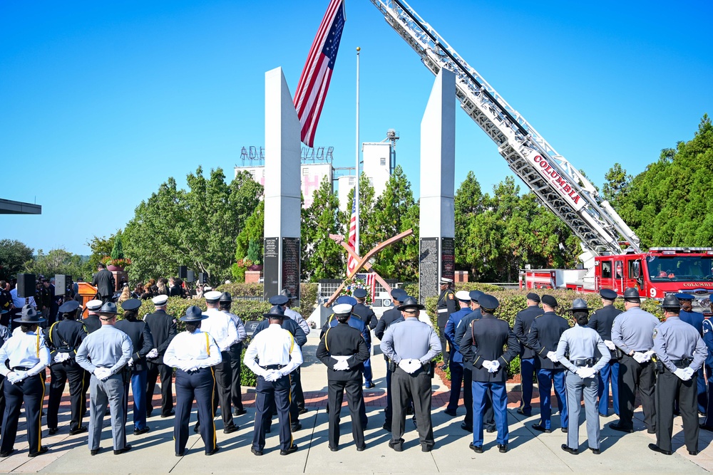 Team Shaw Honor Guard participates in 9/11 memorial