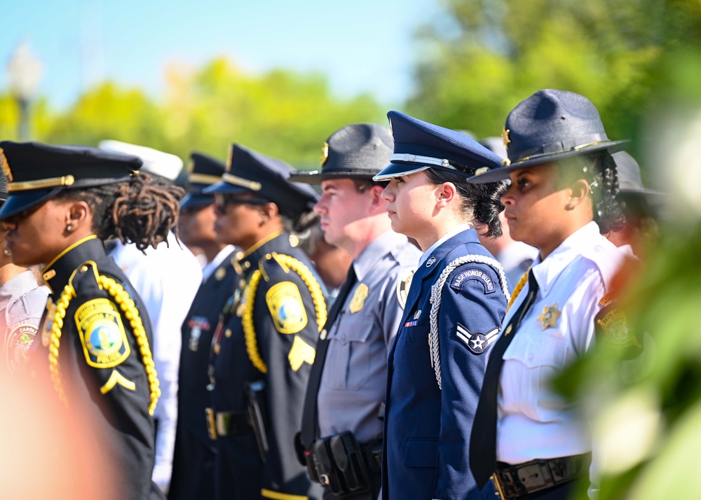 Team Shaw Honor Guard participates in 9/11 memorial