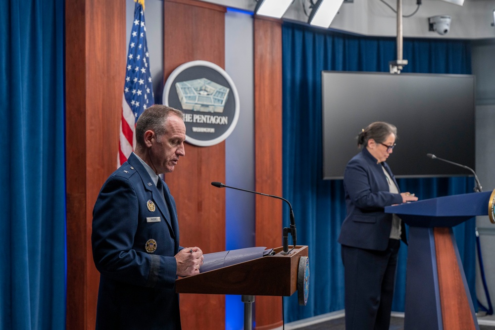 Pentagon Press Briefing with DASD Mieke Eoyang and Brig. Gen. Ryder