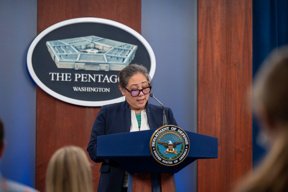 Pentagon Press Briefing with DASD Mieke Eoyang and Brig. Gen. Ryder