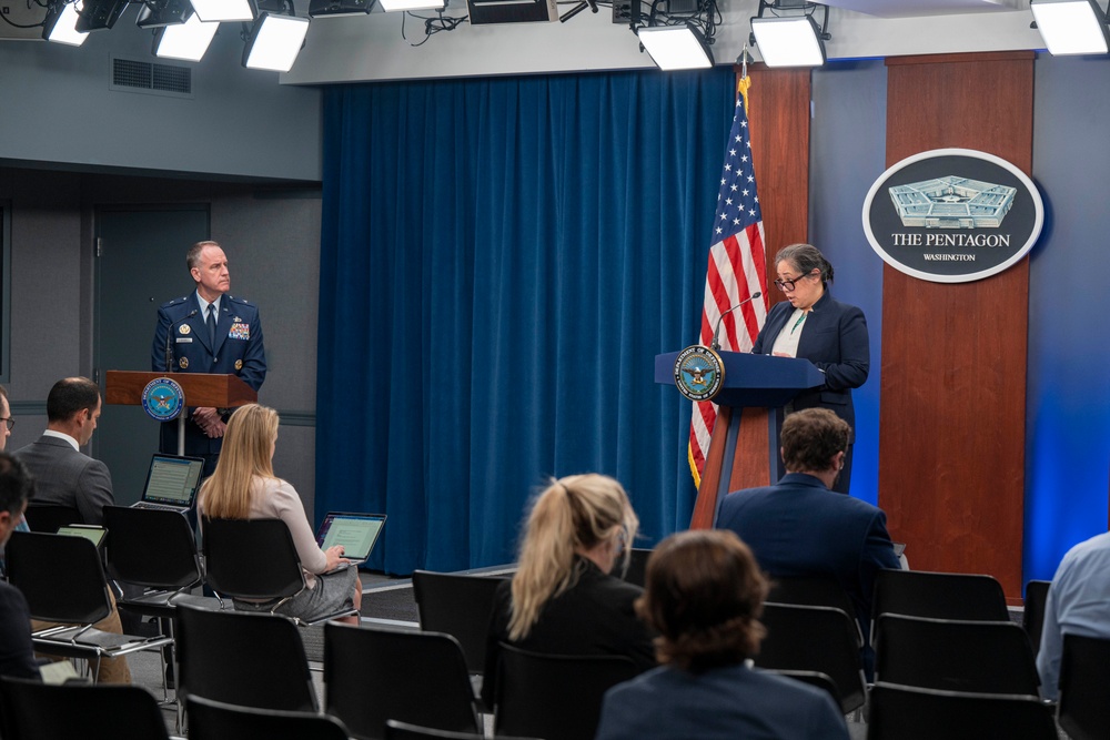 Pentagon Press Briefing with DASD Mieke Eoyang and Brig. Gen. Ryder