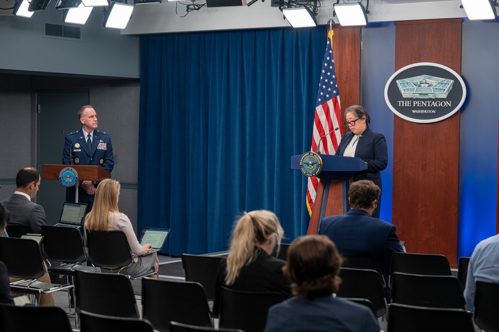 Pentagon Press Briefing with DASD Mieke Eoyang and Brig. Gen. Ryder