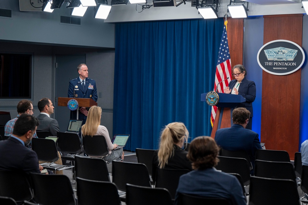 Pentagon Press Briefing with DASD Mieke Eoyang and Brig. Gen. Ryder
