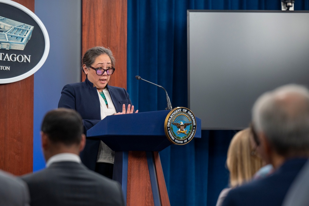 Pentagon Press Briefing with DASD Mieke Eoyang and Brig. Gen. Ryder