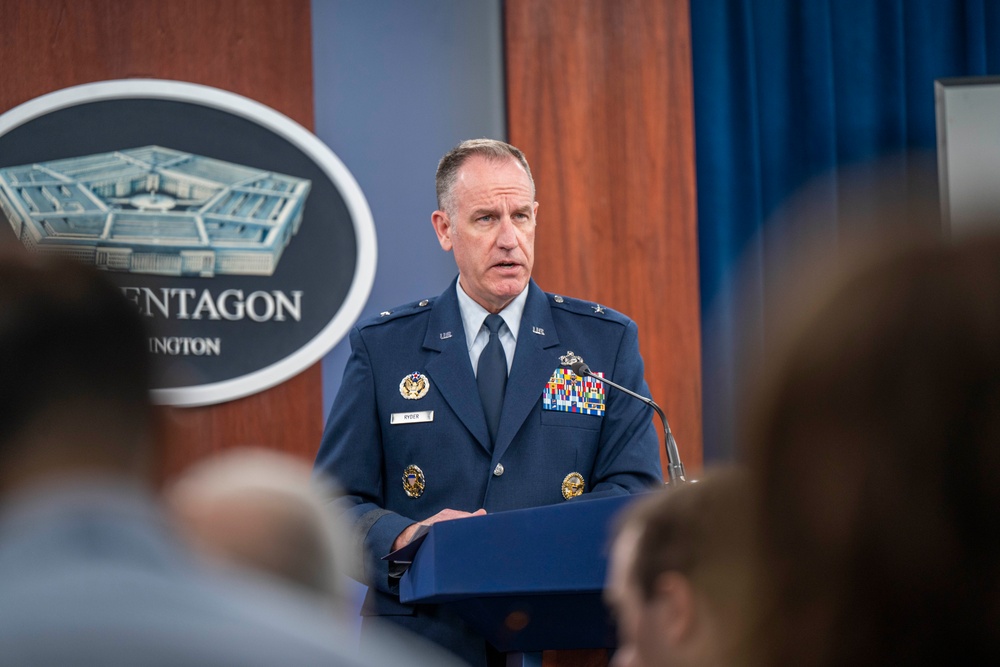 Pentagon Press Briefing with DASD Mieke Eoyang and Brig. Gen. Ryder