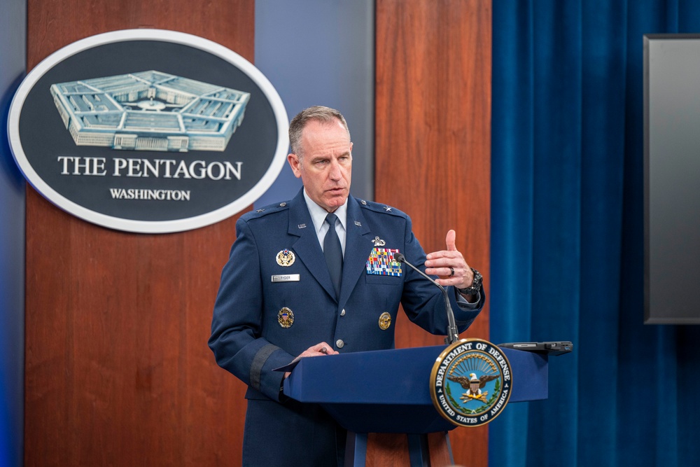 Pentagon Press Briefing with DASD Mieke Eoyang and Brig. Gen. Ryder