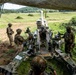 Field artillery crews set up positions at Saber Junction 23