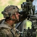 Field artillery crews set up positions at Saber Junction 23