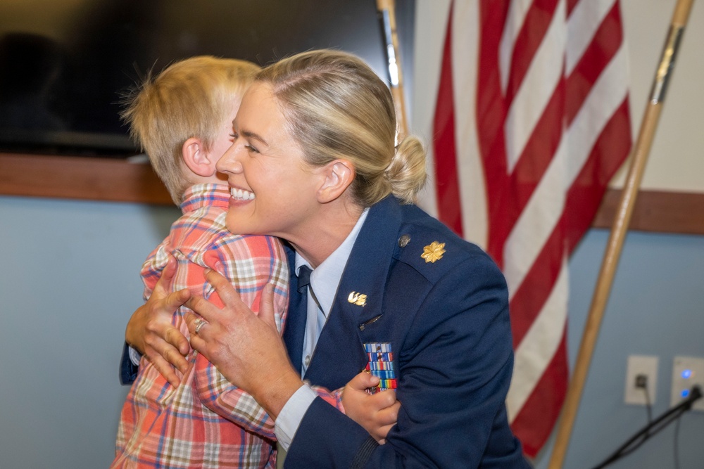 140th Communications Flight Change of Command