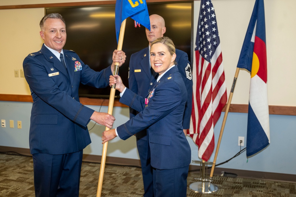 140th Communications Flight Change of Command