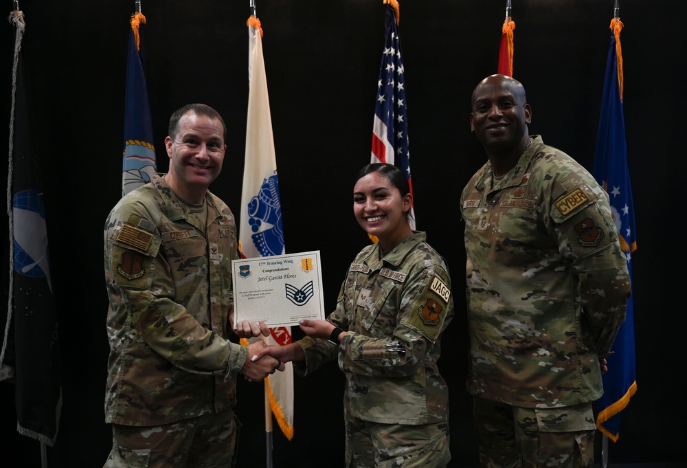 Goodfellow celebrates staff sergeant selects