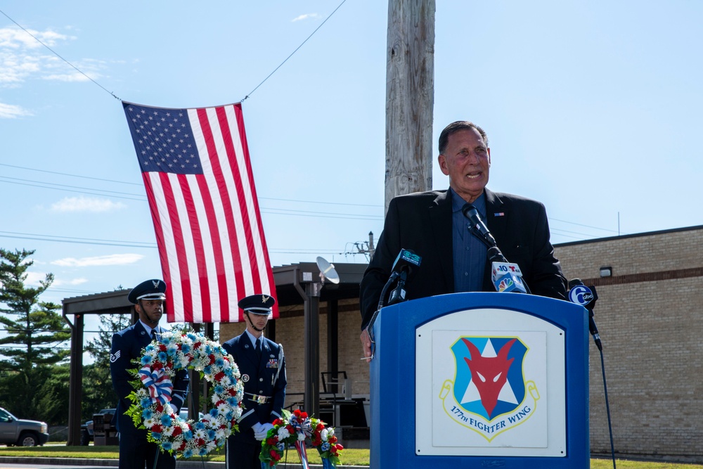 9/11 Attacks Remembered during 177th Fighter Wing Memorial Dedication and Deployer Send-off