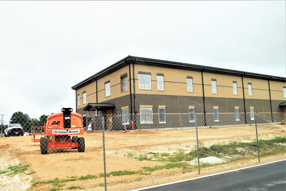 September 2023 construction operations of $11.96 million transient training brigade headquarters at Fort McCoy