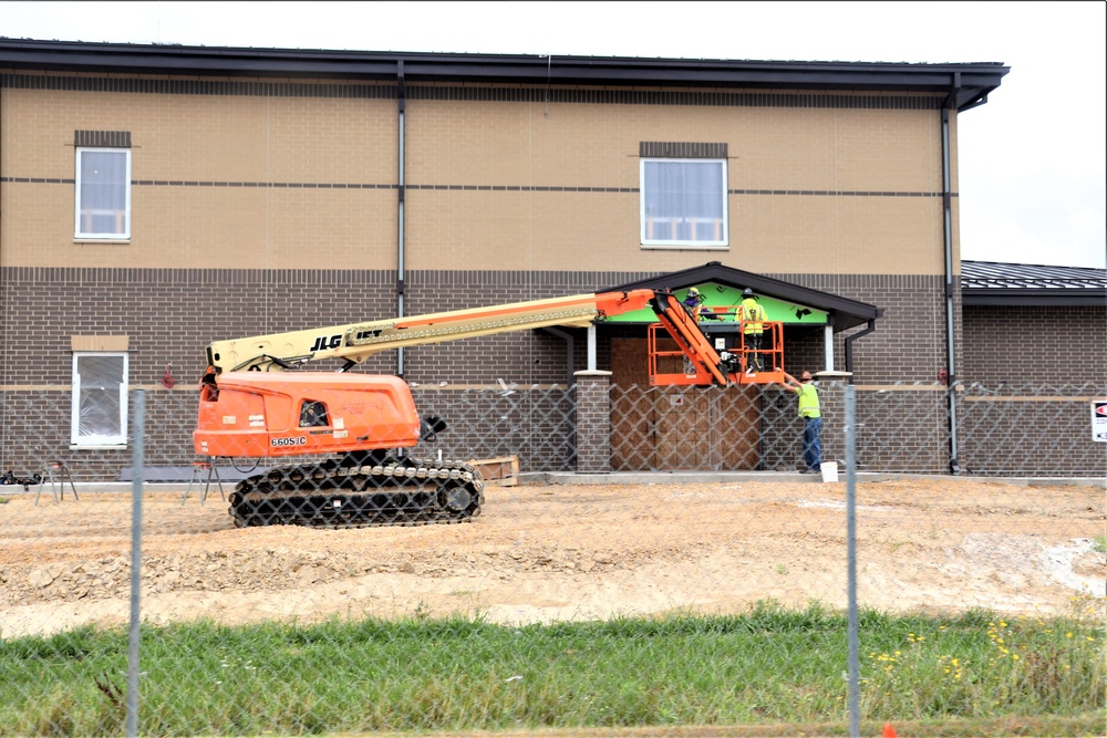 September 2023 construction operations of $11.96 million transient training brigade headquarters at Fort McCoy