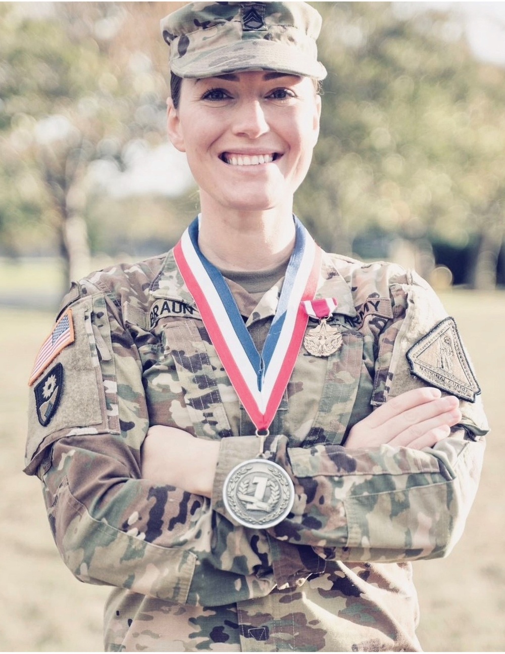 Guard member shares her educational journey