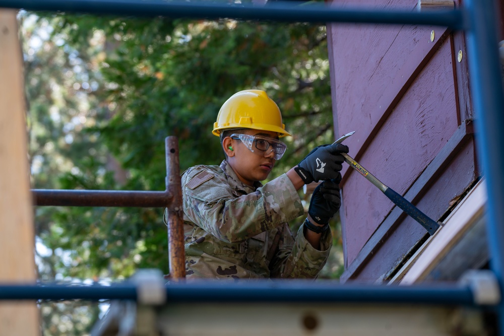 Learning skills while preserving history: 152nd CES continue 40 years of work at Tallac Historic Site