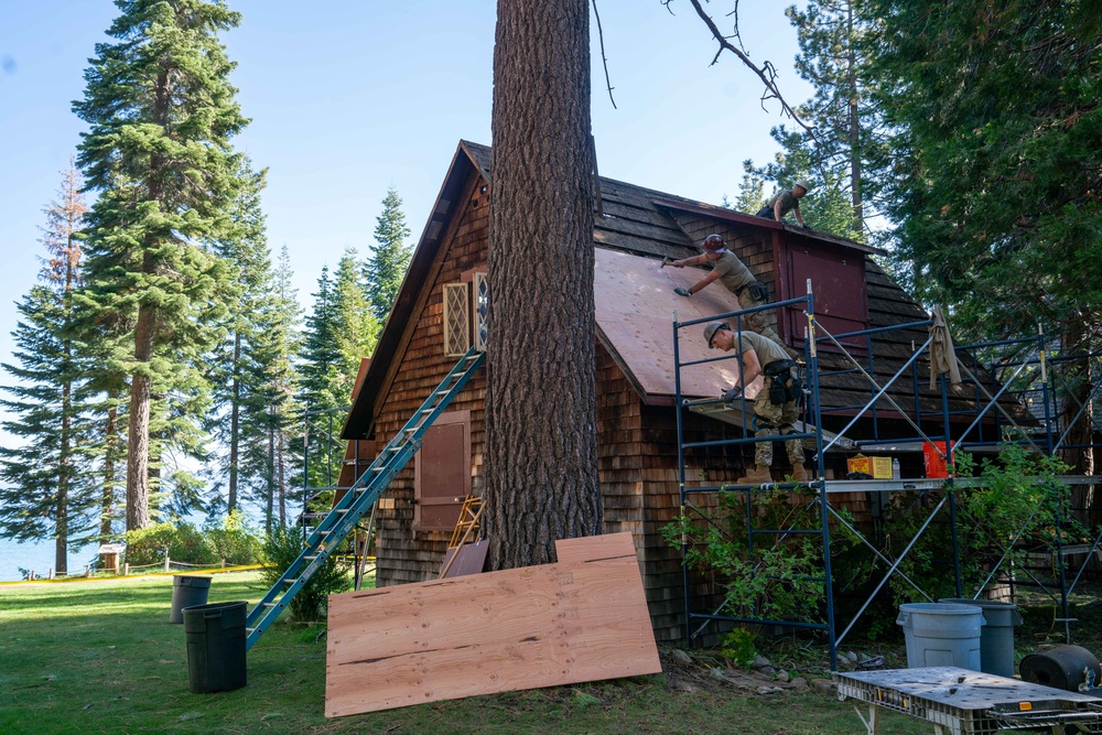 Learning skills while preserving history: 152nd CES continue 40 years of work at Tallac Historic Site