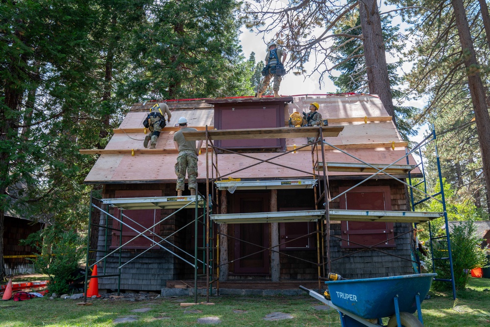 Learning skills while preserving history: 152nd CES continue 40 years of work at Tallac Historic Site