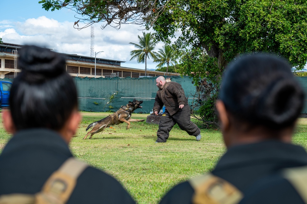 Hawaii Youth Challenge Academy visits Team Hickam