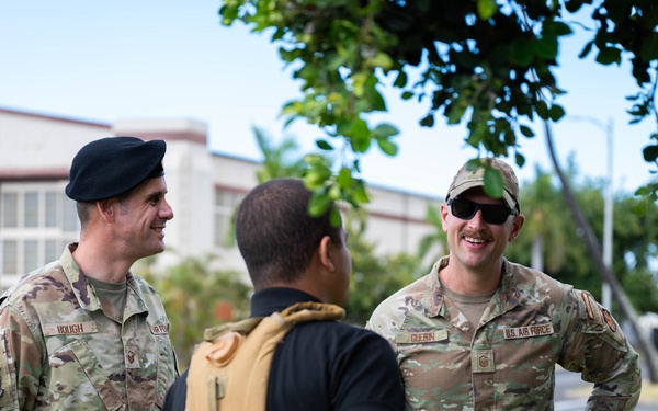 Hawaii Youth Challenge Academy visits Team Hickam