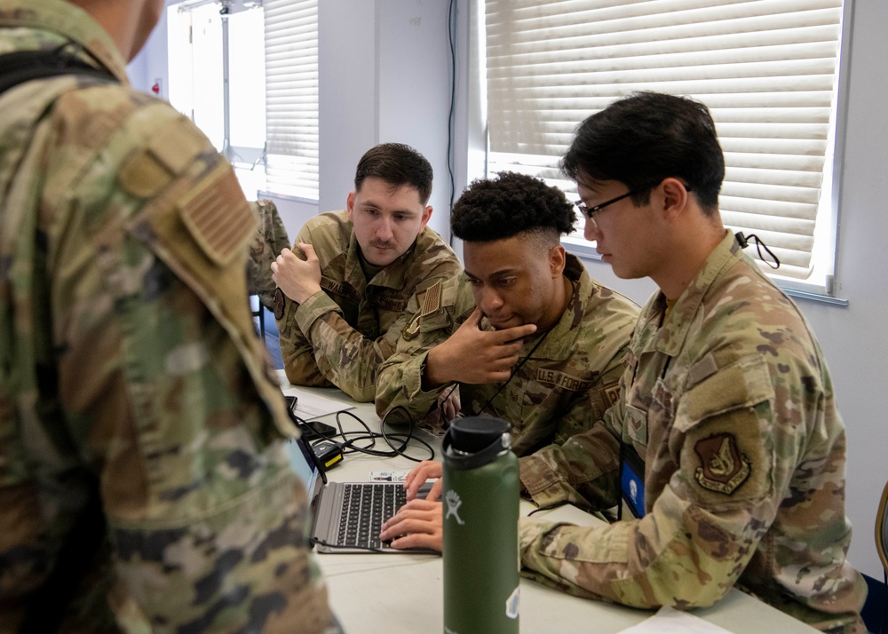 Yokota Airmen, family members participate in evacuation exercise