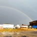 Rainbow and new barracks at Fort McCoy