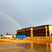 Rainbow and new barracks at Fort McCoy