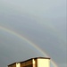 Rainbow and new barracks at Fort McCoy