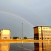 Rainbow and new barracks at Fort McCoy