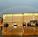 Rainbow and new barracks at Fort McCoy